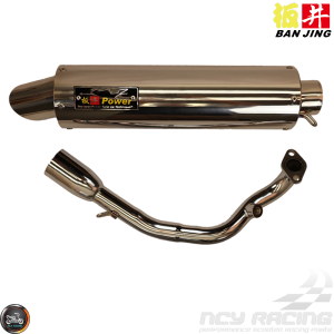 Ban Jing Exhaust Stainless Steel Performance (GY6)