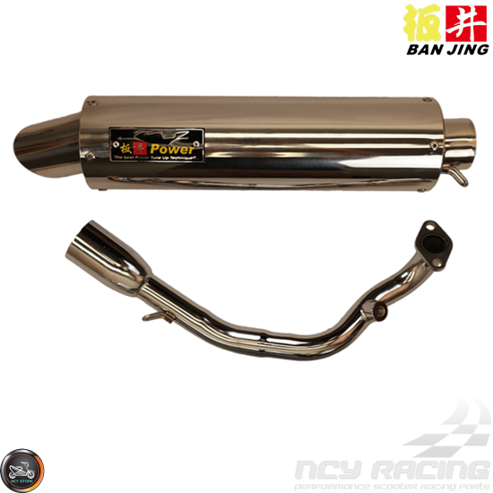 Ban Jing Exhaust Stainless Steel Performance (GY6)