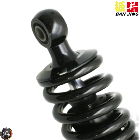 Ban Jing Shock 240mm Adjustable Black (Honda Ruckus)