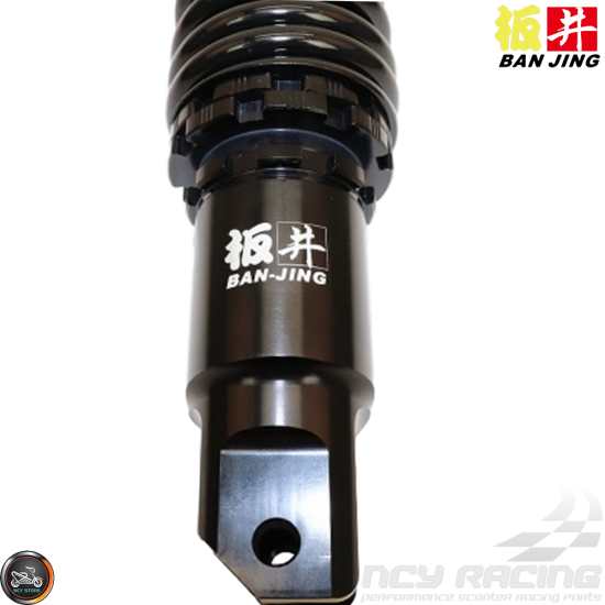 Ban Jing Shock 240mm Adjustable Black (Honda Ruckus)