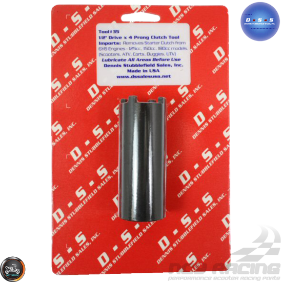 DSS Starter Clutch Nut Remover Tool #35 (GY6)