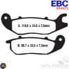 EBC Brake Pad Sintered FA375HH Set (Honda Grom)