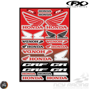 Factory Effex Honda Sticker Set (A3/B Size Sheet)