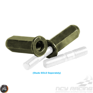 G- Exhaust Nut Acorn M6x30mm Set (QMB, GY6)