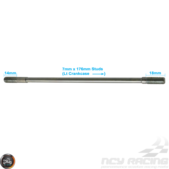 G- Cylinder Stud 176mm 2V (139QMB)