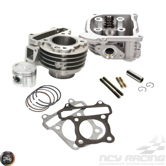 G- Cylinder 39mm 50cc 2V Cast Big Bore Kit Duo Combo (139QMB)