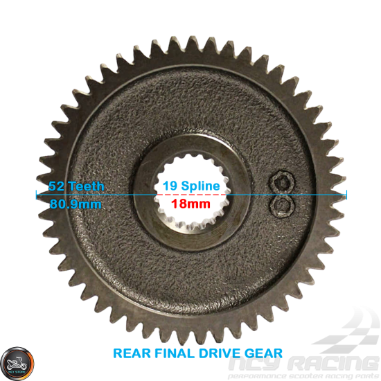 G- Final Drive Gear 52 (139QMB longcase)
