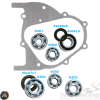 G- Transmission Bearing Seal Gasket Set (GY6)