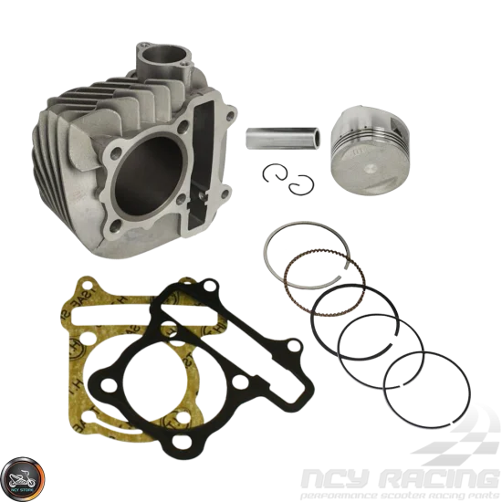 人気を誇る w/Cast Kit Bore Big 150cc 57.4mm Cylinder G- Piston 56mm Fit その他