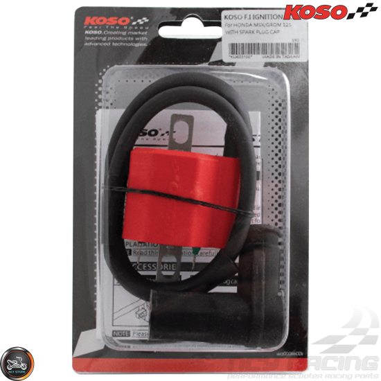 Koso Ignition Coil High-Performance +Cap (Grom, Monkey 125)