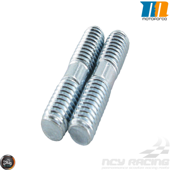 MotoForce Exhaust Stud M6x26mm Set (QMB, GY6)