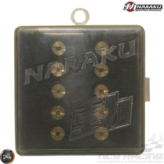 Naraku PHBG Main Jet 90-110 10-Pcs Kit (Aprilia, JOG, Zuma 50)