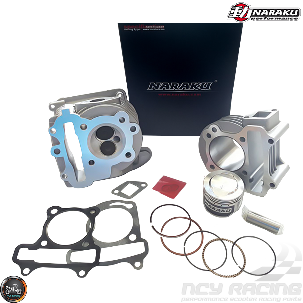 Gaskets for Scooter Moped ATV Quad US Stock 170-180CC 61mm GY6 150cc Big Bore Cylinder Kit with Camshaft and Cylinder Head 