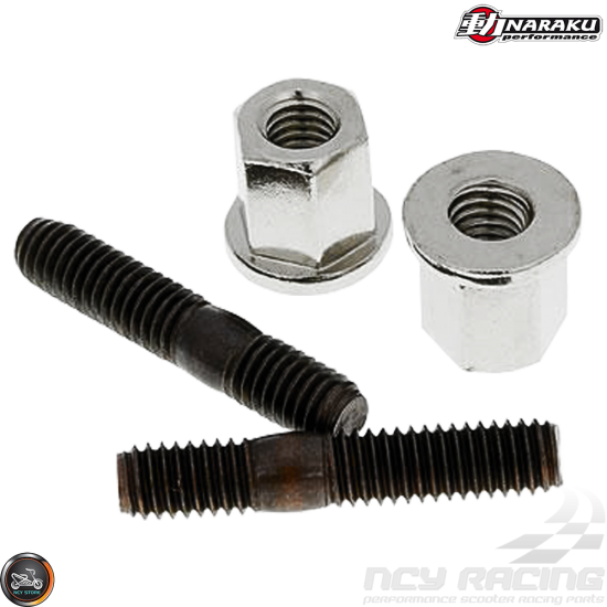 Piaggio Fly 50 DT 2T  Exhaust Studs and Nuts M6 32mm 