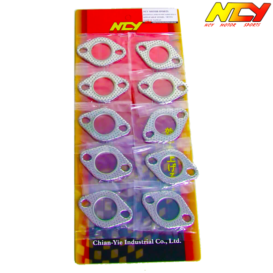 NCY Exhaust Gasket 27mm Steel (QMB, GY6, Universal)