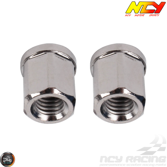 NCY Exhaust Nut M8x15mm Set (GY6)