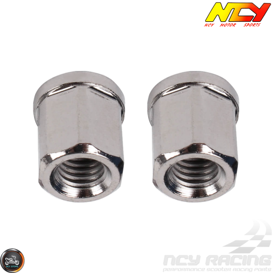 NCY Exhaust Nut M8x15mm Set (GY6)