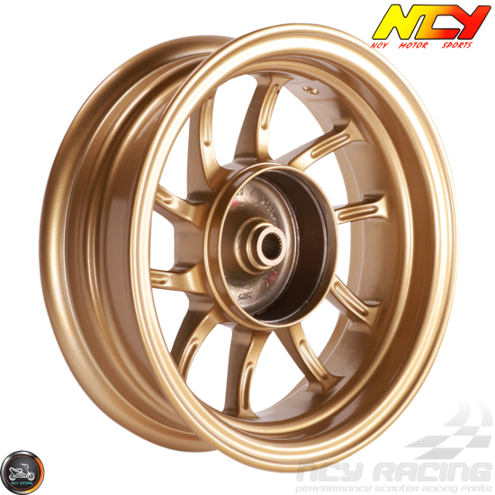 NCY Rim Rear 10in Gold 10-Spokes (Honda Ruckus)