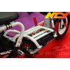 NCY Foot Rest Brace Kit Chrome (Ruckus, Zoomer)