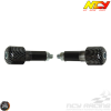 NCY Bar-End 7/8in CNC Carbon Fiber Style Set (Universal)