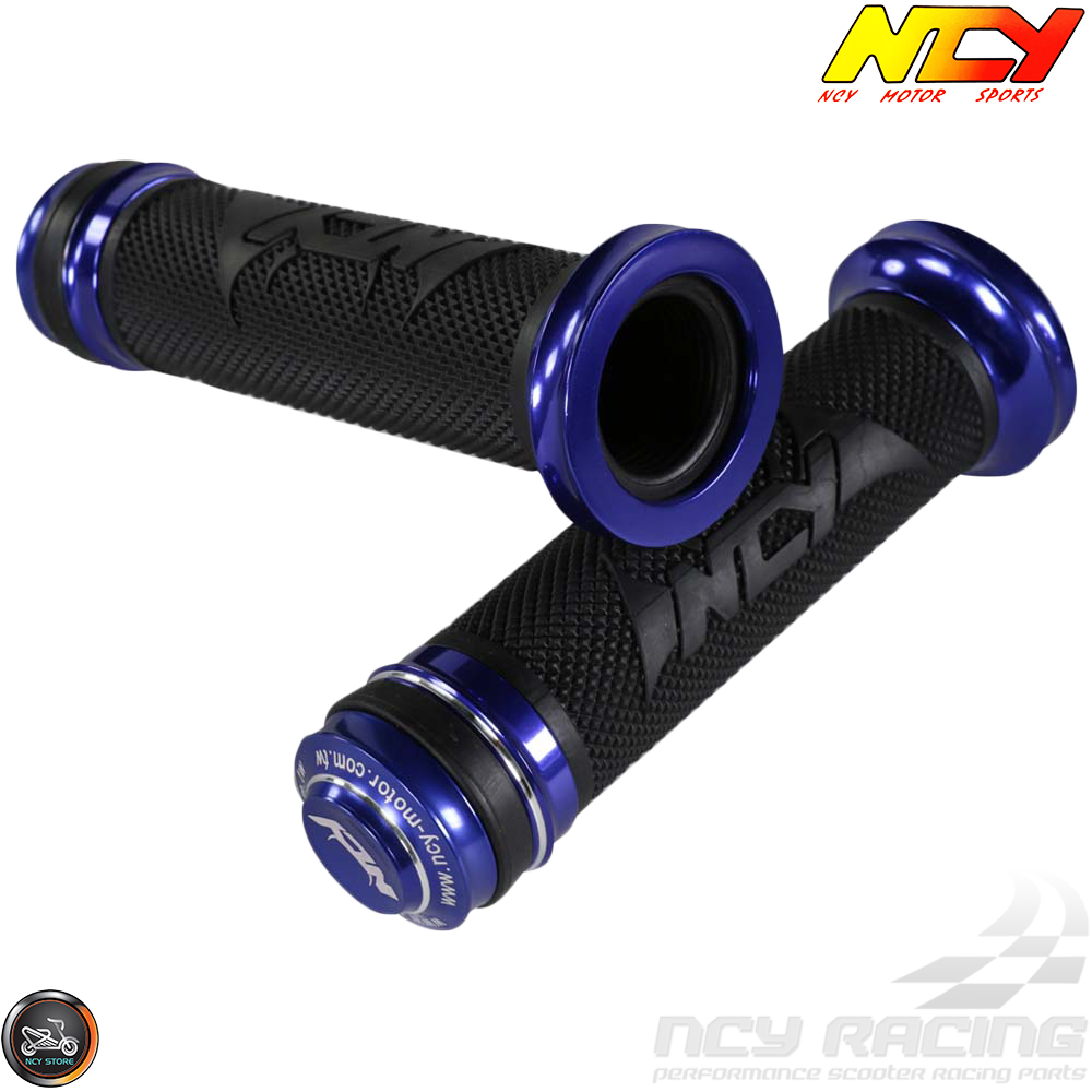 NCY Throttle Grip 7/8in Aluminum Button Set (GY6, Ruckus, Universal)