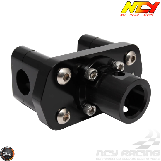 NCY Handlebar Tapered Stand 1-1/8in Black (Honda Ruckus)