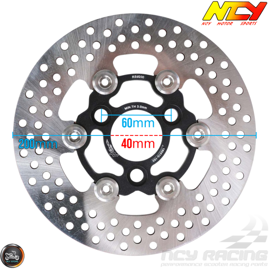 NCY Brake Disc 200mm Floated (Buddy, JOG, Zuma 50)