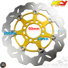 NCY Brake Disc 260mm Floated Gold w/Adapter (Honda PCX)