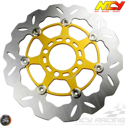 NCY Brake Disc 260mm Floated Gold w/Adapter (Honda PCX)