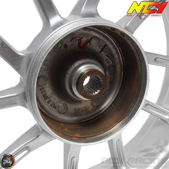 NCY Rim Rear 10in Silver 10-Spokes (Honda Ruckus)