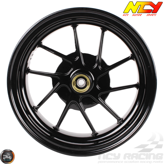 NCY Rim Set 10in Black 10-Spokes (Honda Ruckus)