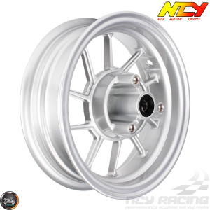 NCY Rim Front 10in Silver 10-Spokes (Honda Ruckus)