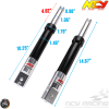 NCY Front Fork Black Set Performance Drum Type (Ruckus, Zoomer)