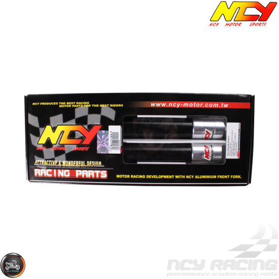 NCY Front Fork Black Set Performance Drum Type (Ruckus, Zoomer)