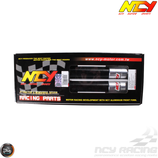 NCY Front Fork Black Set Performance Drum Type (Ruckus, Zoomer)