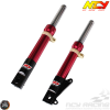 NCY Front Fork Red Set Disc Type (DIO, Ruckus)