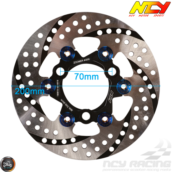 NCY Brake Disc 200mm Floated (DIO, Ruckus)