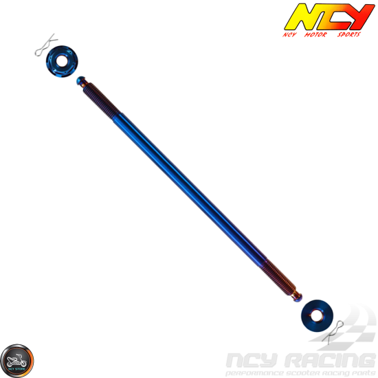 NCY Front Axle 10mm x 231mm Electroplated (DIO, JOG, Zuma 50)