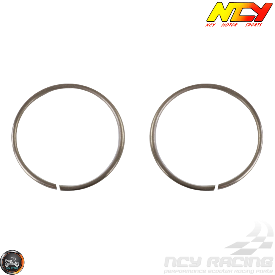 NCY Front Fork Silver Set (Genuine Buddy, RoughHouse 50)