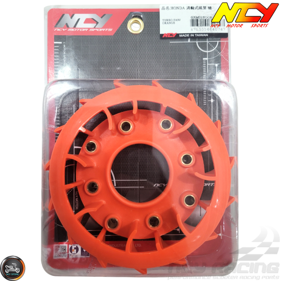 NCY Stator Fan Turbo Orange (QMB, GY6, Universal)
