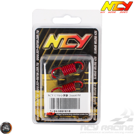 NCY Clutch Spring 2000 RPM Set (GY6, PCX)
