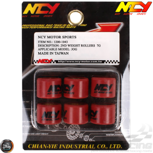 NCY Variator Roller Weight Set 15x12 (Aprilia, JOG, Zuma 50)