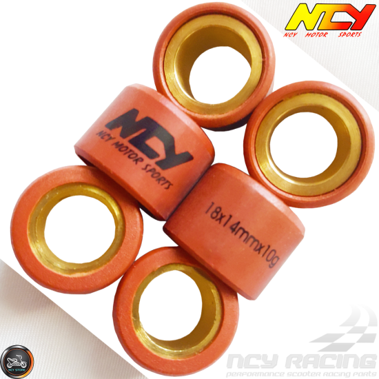 NCY Variator Roller Weight Set 18x14 (GY6)