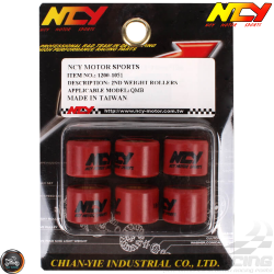 NCY Variator Roller Weight Set 16x13 (DIO, GET, QMB)