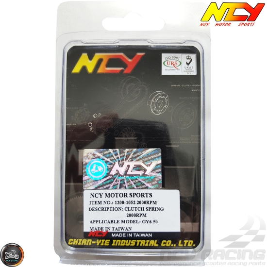 NCY Clutch Spring 2000 RPM Set (DIO, GET, QMB)