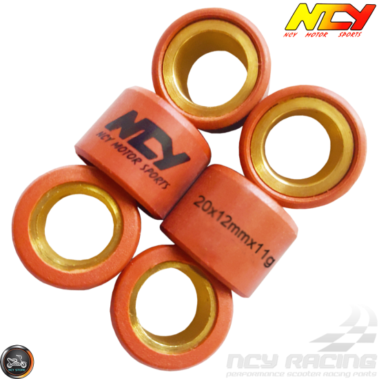 NCY Variator Roller Weight Set 20x12 (Vino, Zuma 125)