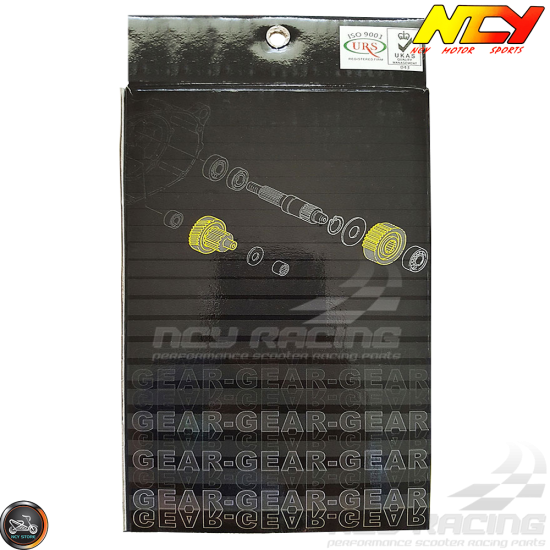 SCOOTER 150CC GY6 RACING PERFORMANCE NCY FINAL GEAR KIT 15/37 