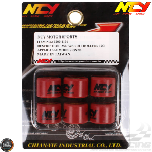 NCY Variator Roller Weight Set 20x15 (GY6B, PCX)