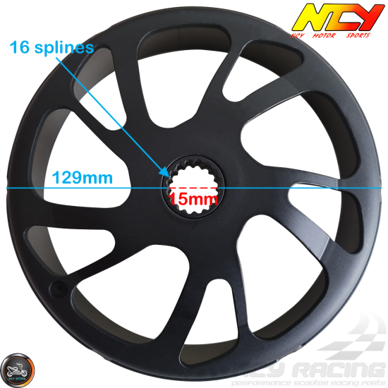 NCY Clutch Bell PTFE Coated Racing Star (Vino, Zuma 125)