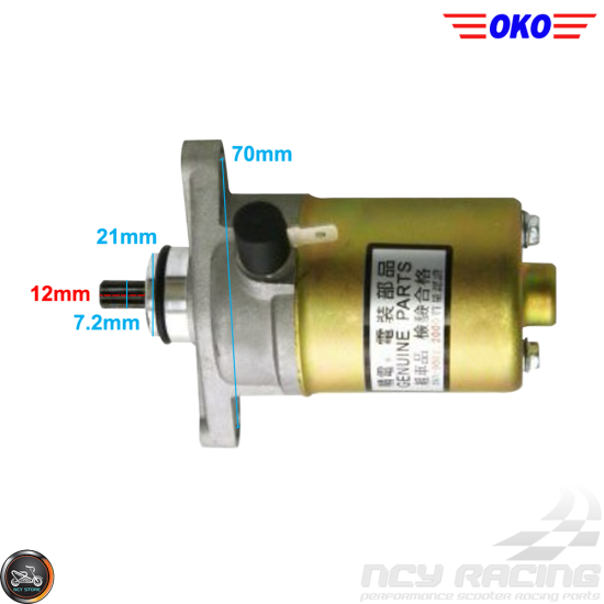 OKO Starter Motor High-Torque (139QMB)